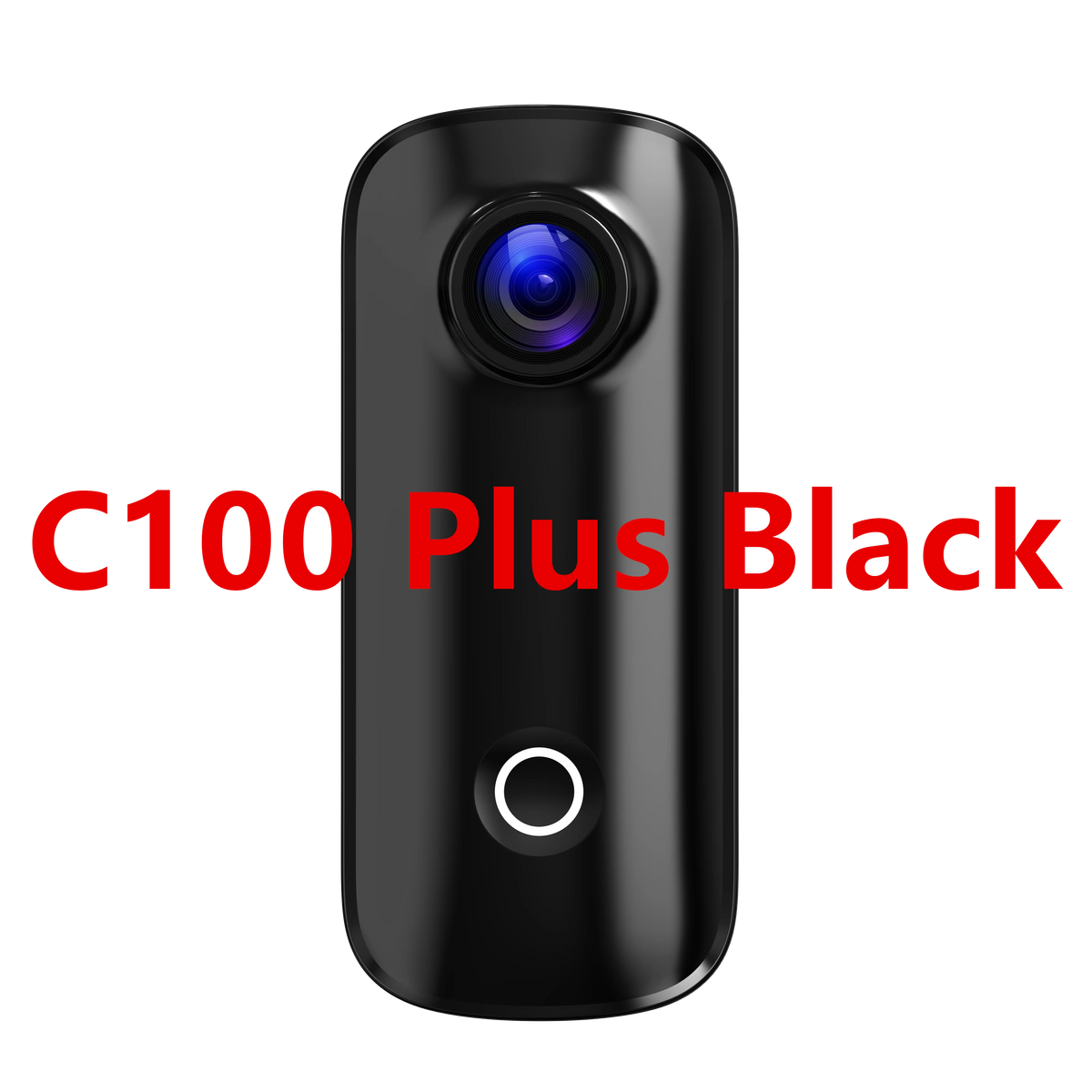 SJCAM C100 Plus Mini Thumb Camera &ndash; 4K Ultra High Definition Recording C100 Plus Black / Standard