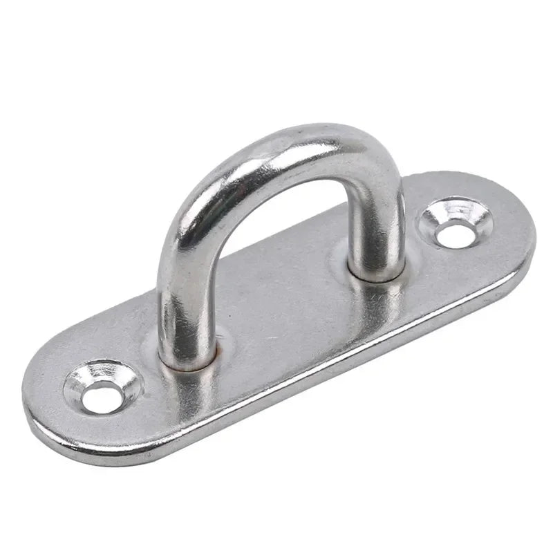 304 Marine Grade Stainless Steel Oval Eye Deck Buckle Fastening Set