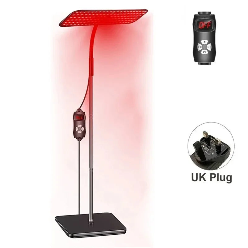 Vilnason 126Pcs LED Red Light Lamp &ndash; Near Infrared Therapy UK Plug
