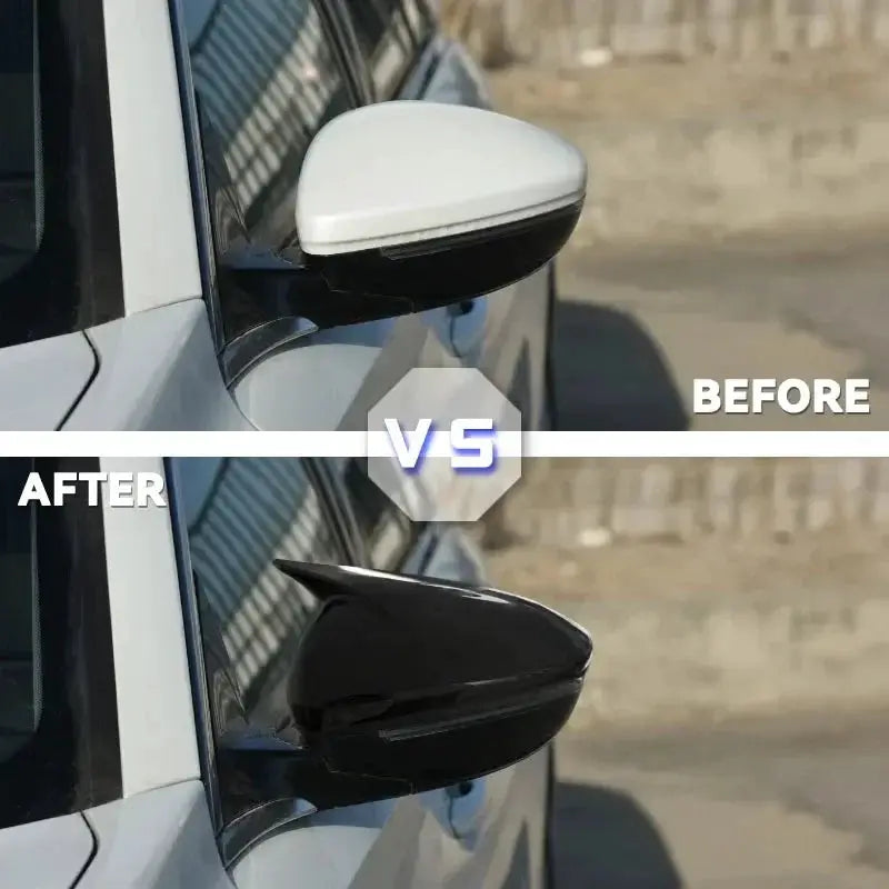For Peugeot 208 2020-2023 Peugeot 308 2014-2020 508 2008 carbon fiber glossy black side wing mirror cover by InterCyprus Trading Ltd
