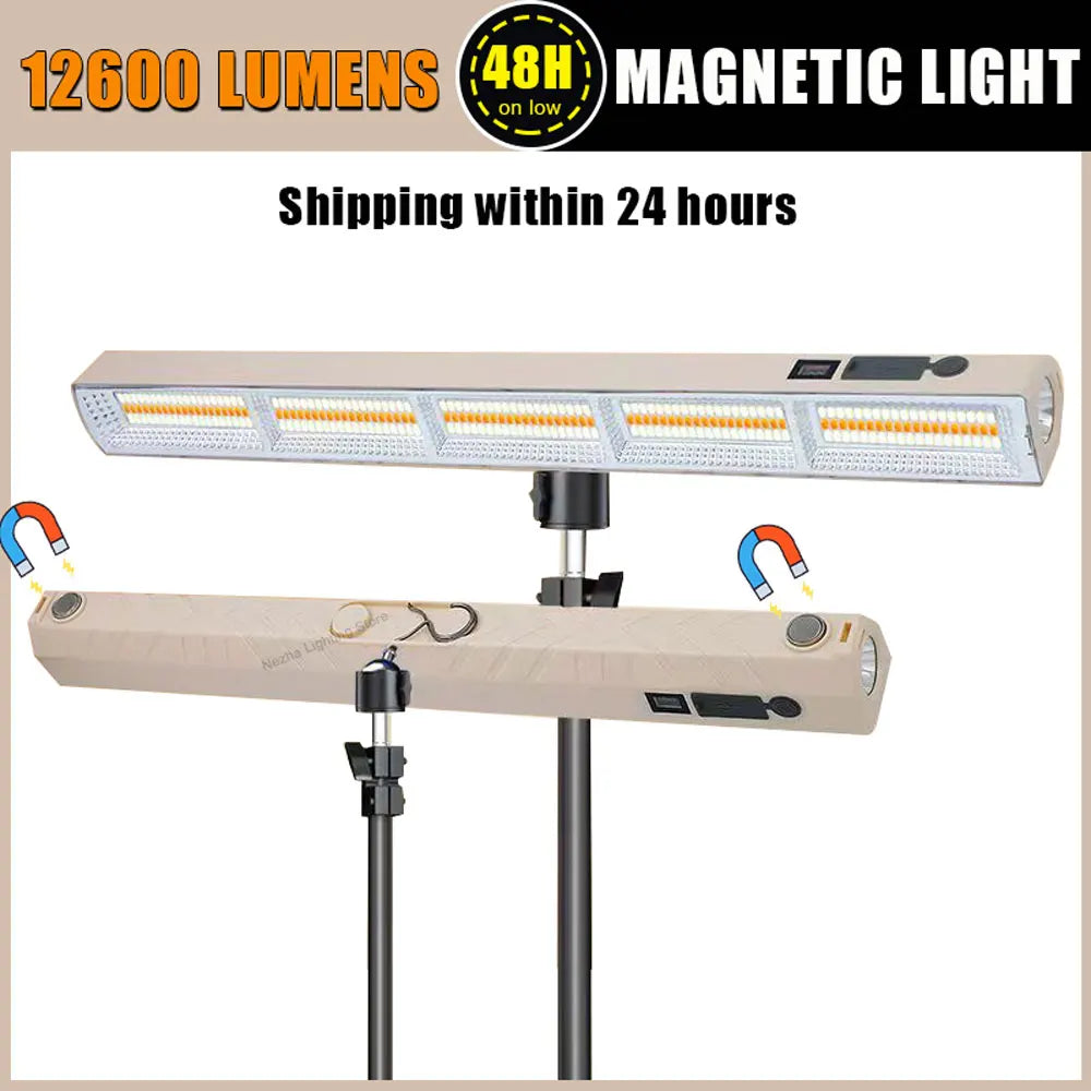 41cm IP65 Work Light &ndash; All Night Runtime with 6000mAh Battery