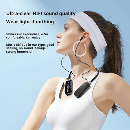 Bluetooth 5.4 Earphones With HD Screen &ndash; Noise Reduction