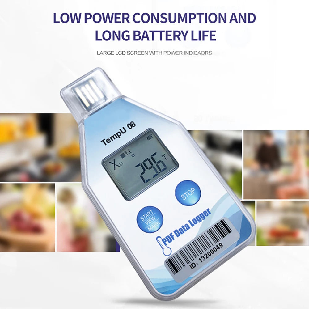 TempU08B &ndash; IP67 Waterproof Temp And Humidity Data Logger