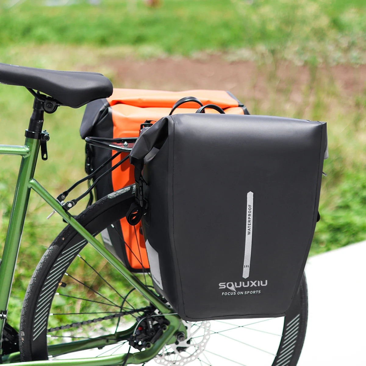 Bike Pannier Bag &ndash; Rainproof Versatile Rear Rack Storage