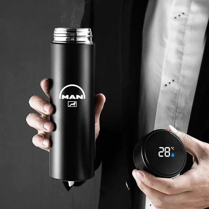 Car 500ml Intelligent Temperature Cup - Auto Temp Display