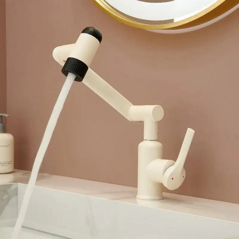 4 Modes Basin Faucet &ndash; Desk Mounted Hot Cold Rotation