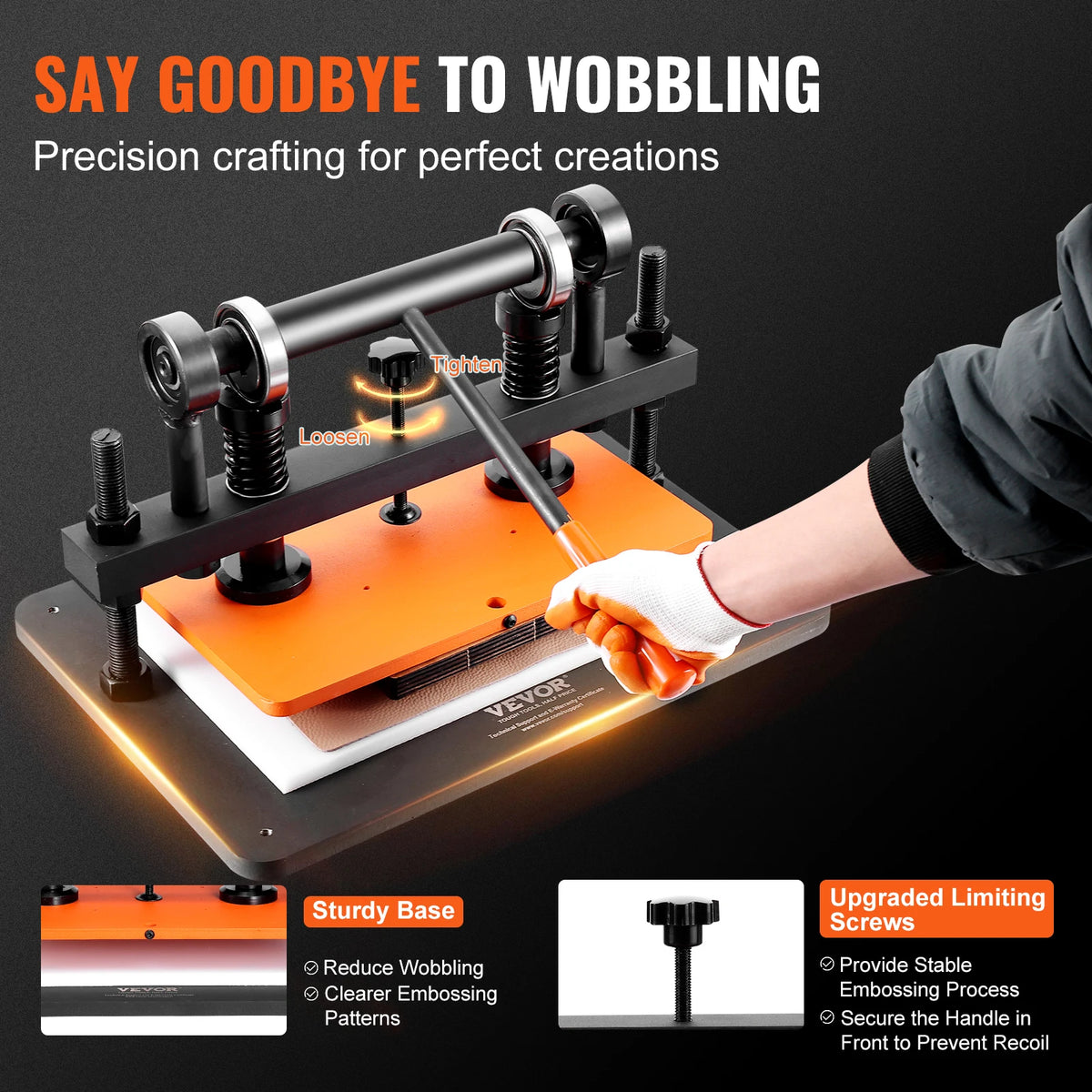 SucceBuy Leather Embossing Machine &ndash; 0.47 in Stroke