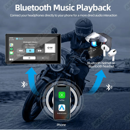 6Inch Motor Monitor &ndash; Wireless CarPlay Android Auto GPS