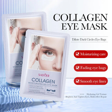 10pcs Hyaluronic Acid Collagen Face Mask for Moisturizing &amp; Firming Skin