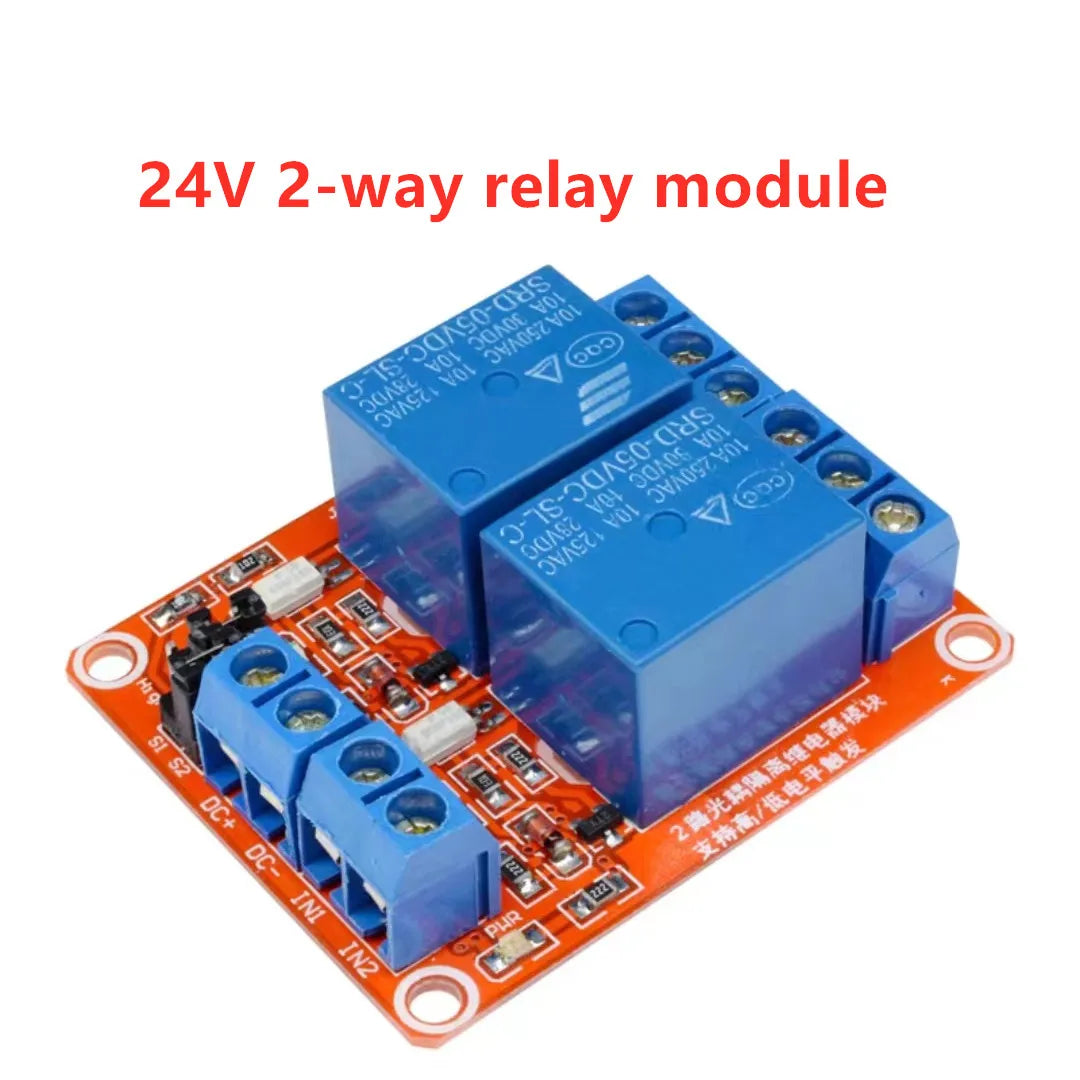 1-5Pcs DC Relay Module &ndash; Wide Voltage Compatibility for Arduino 24V 2 channel