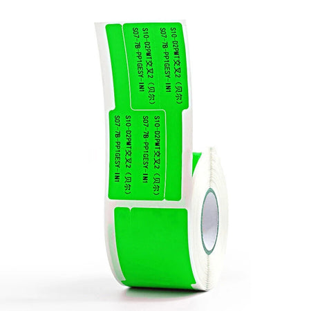 HZTZ Wireless Thermal Label Printer - Bluetooth Printing GREEN Cable label