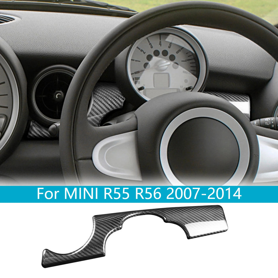 Harde bekleding van koolstofvezel voor onderste snelheidsmeterafdekking voor MINI R55 R56
