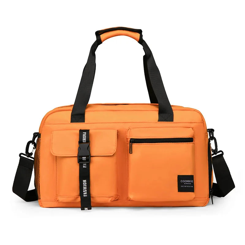Large Fitness Bag Sp - Dry Wet Separation Pocket For Gym Orange