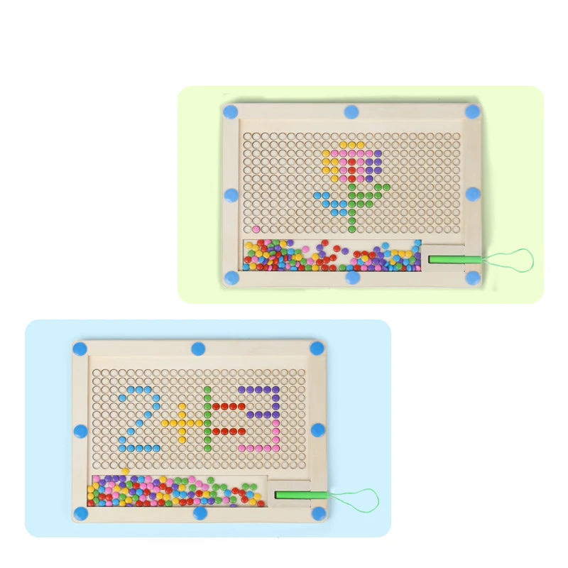 Montessori Magnetic Drawing Board for Toddlers &ndash; Travel Toy