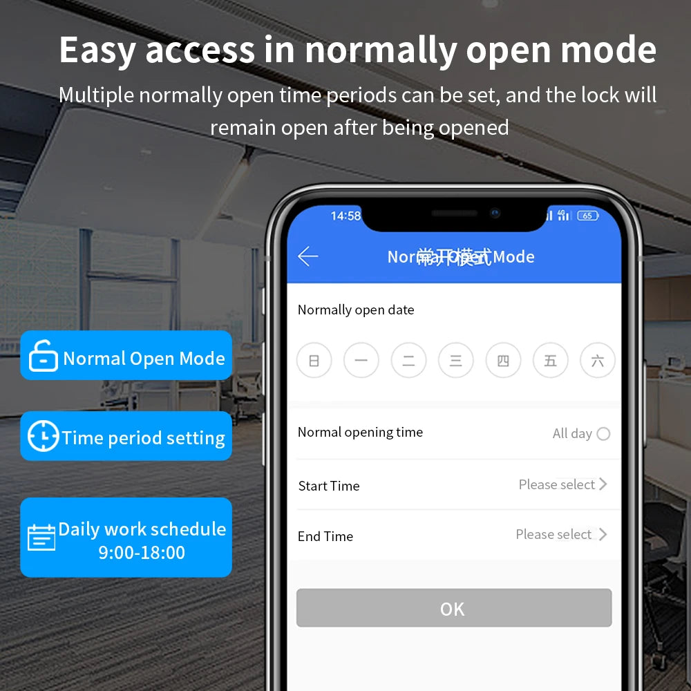 TTLOCK TTHotel Keypad &ndash; WiFi Bluetooth QR Code Access