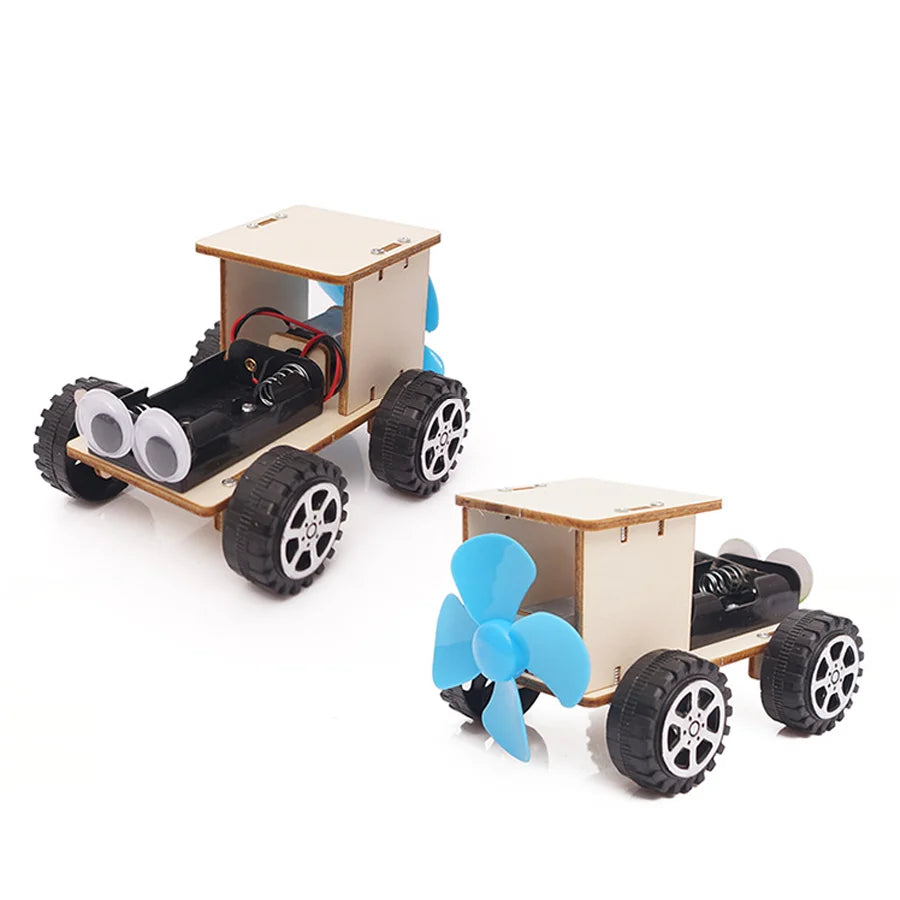 Kit scientifique éducatif de véhicule tout-terrain à énergie éolienne