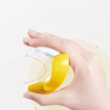 Banana Shape Baby Teether &amp; Training Toothbrush