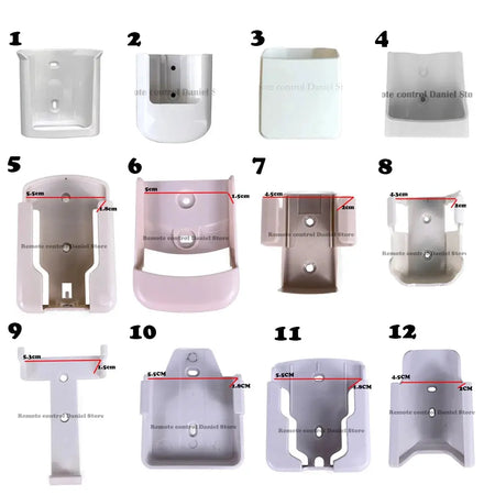 Air Conditioner Remote Holder White Remote Controller Holder Bracket Holder by InterCyprus Trading Ltd
