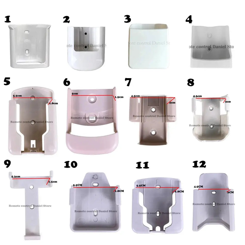 Air Conditioner Remote Holder White Remote Controller Holder Bracket Holder by InterCyprus Trading Ltd