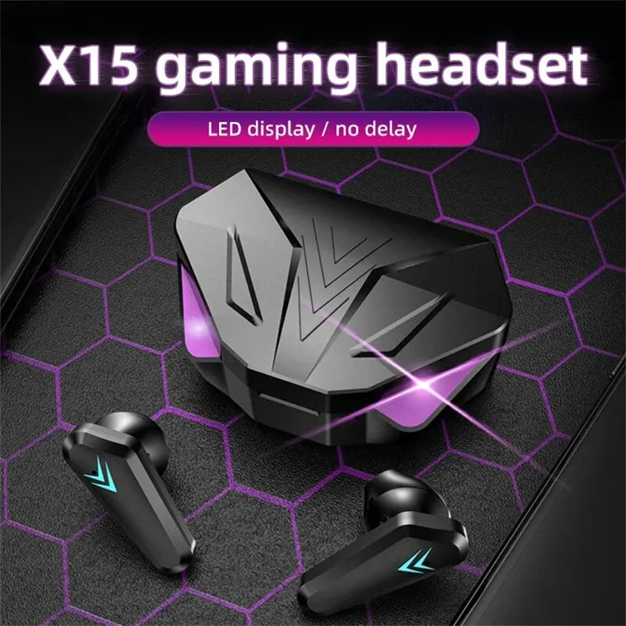 Bluetooth Wireless Gaming Earbuds with Mic and Low Latency