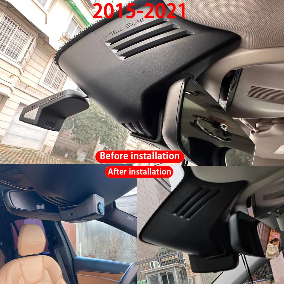 Volvo XC90 Wifi Gece Görüşlü 4K Ön & Arka Video Kaydedici Dash Cam