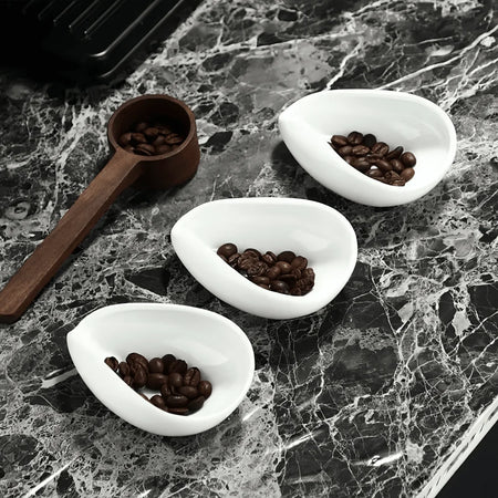 Coffee Bean Metering Plate &ndash; Elegant Ceramic Design
