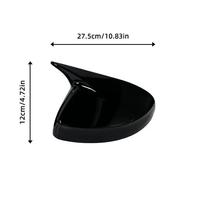For Audi A1 2011-2018 Car Rearview Side Mirror Cover Wing Cap Exterior Door Shell Trim ABS Carbon Accessories by InterCyprus Trading Ltd