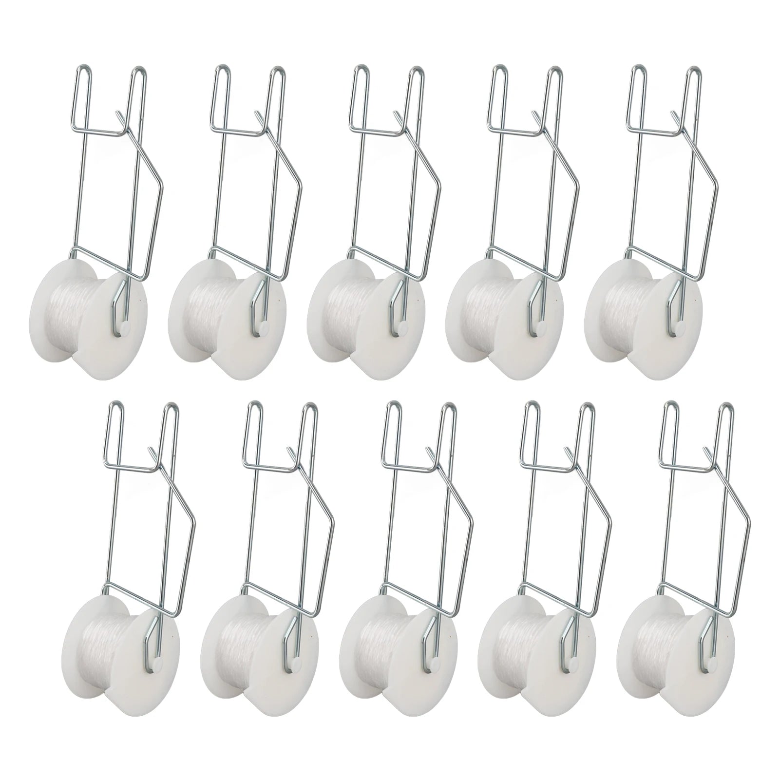 10Pcs Tomato Roller Hooks &ndash; Space Saving Design For Trellis