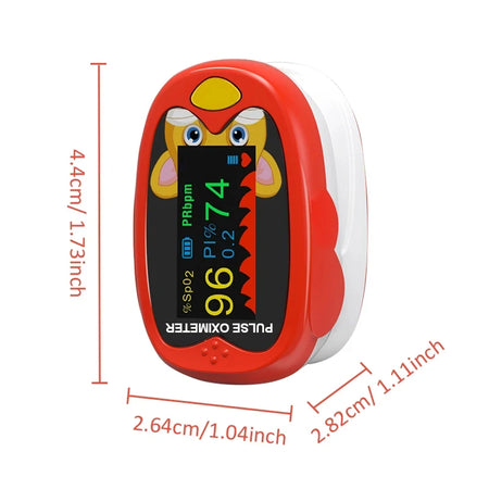 USB Pediatric Finger Pulse Oximeter &ndash; OLED Display