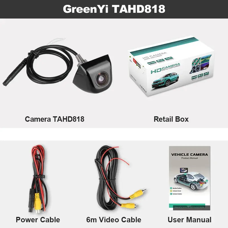 AHD 1080P Rear View Camera With Dynamic Guideline And Night Vision by InterCyprus Trading Ltd