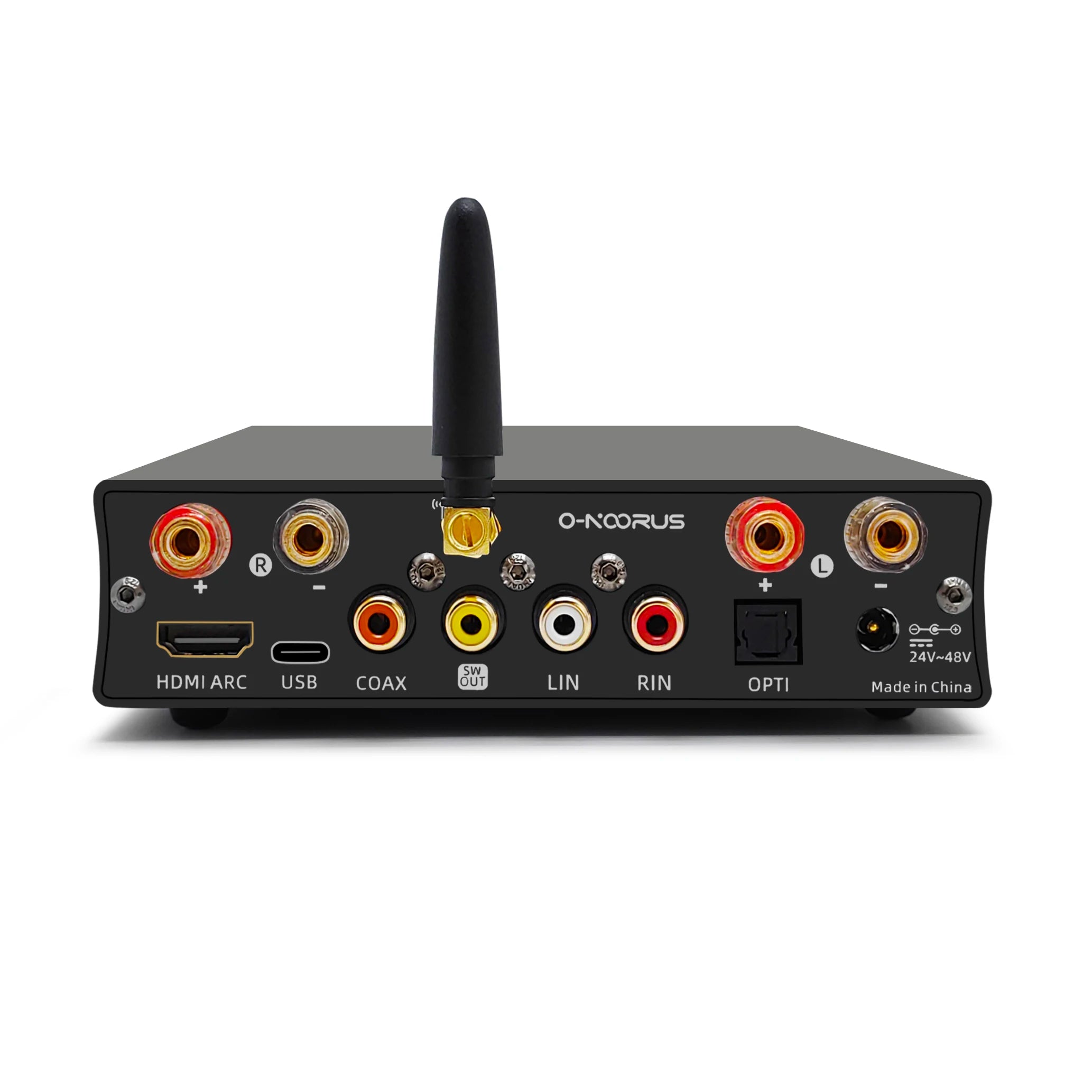 O-NOORUS D4 2.1 Channel Amplifier with HDMI ARC, Bluetooth 5.3 and Multi-Input Support