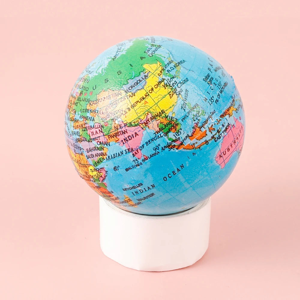 12Pcs 65mm World Map Foam Ball &ndash; Stress Relief Toy For Kids