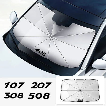 Peugeot Windshield Sunshade Umbrella for Model Series 206 to 5008