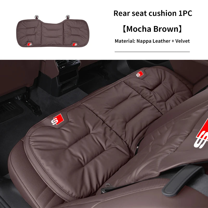 Premium Soft Seat Covers for Audi Models - A3, A4, A6, A5, Q5, A1, Q7, Q3, TT, S1, SQ5, RSQ3 - Protect &amp; Enhance Your Interior 1pc 3