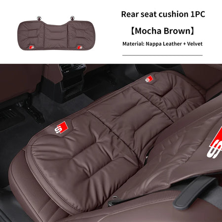 Premium Soft Seat Covers for Audi Models - A3, A4, A6, A5, Q5, A1, Q7, Q3, TT, S1, SQ5, RSQ3 - Protect &amp; Enhance Your Interior 1pc 3