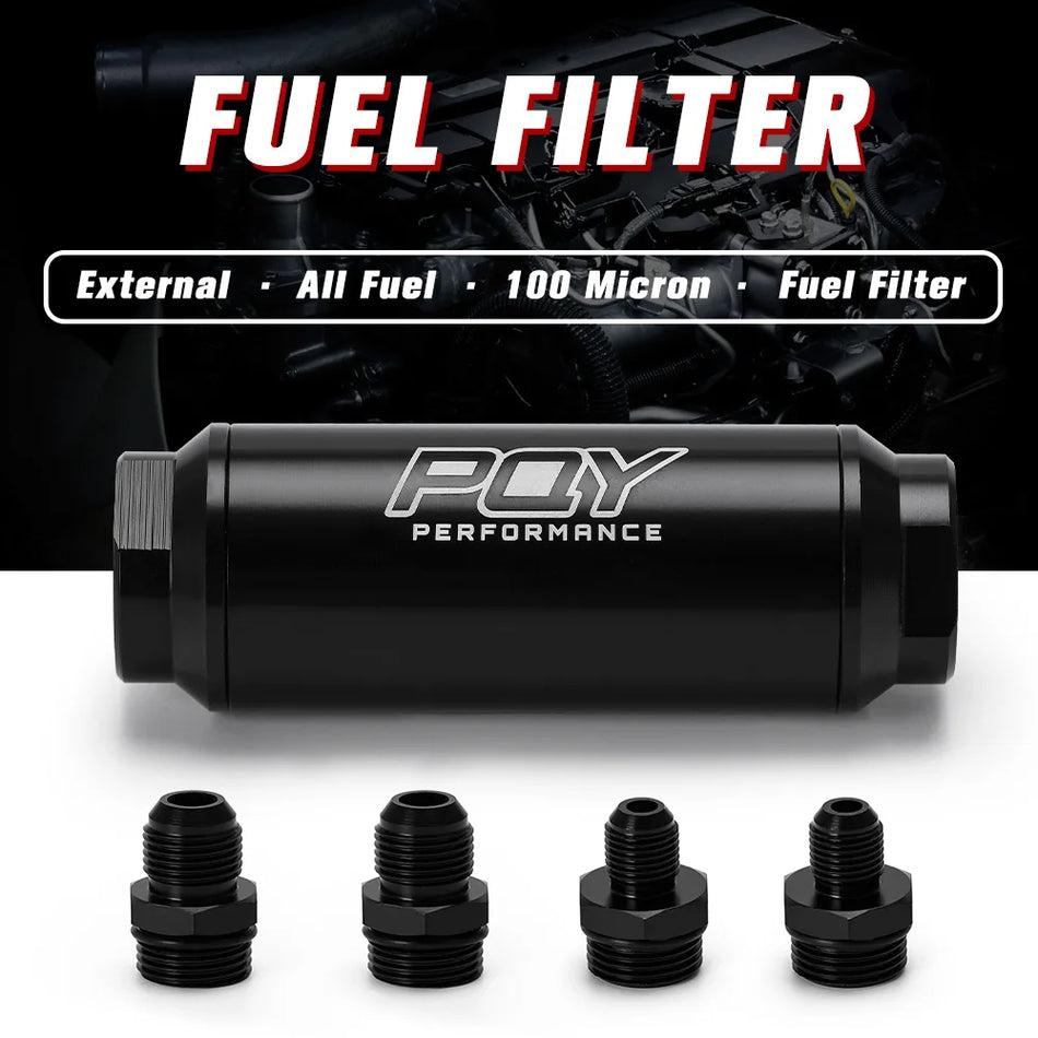 Filtru de combustibil din aluminiu PQY VR5565 Inline cu AN6/AN8, 100 microni