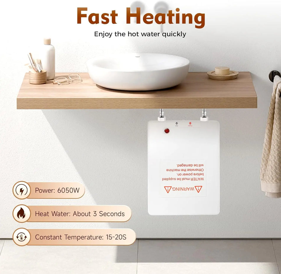 Моментален водонагревател под мивка с постоянна температура, електронно устройство