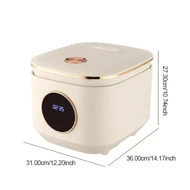 Smart Mini Rice Cooker 5L Multifunction Portable Nonstick 200808-beige / CHINA / EU