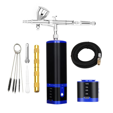 Portable Cordless Airbrush Mini Compressor Set - Noiseless D 1 / CHINA