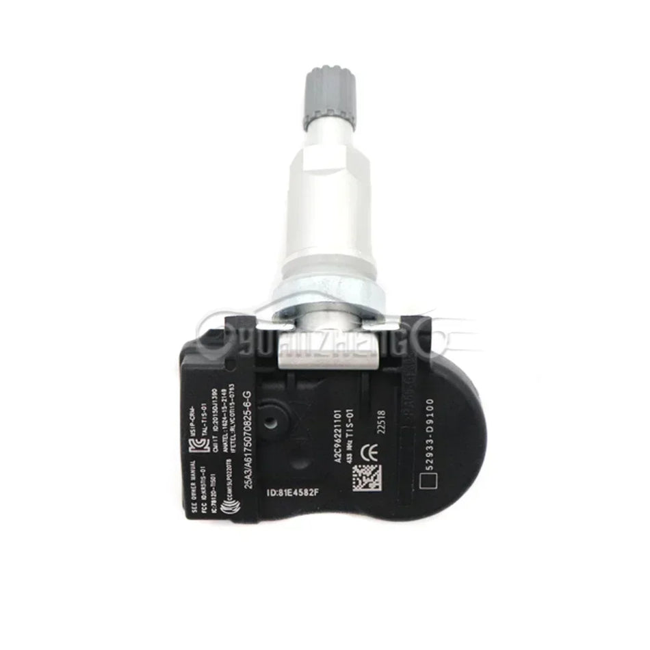 TPMS padangų slėgio jutiklis 433MHz Hyundai Ioniq ir Genesis G90 tiesioginis pakeitimas