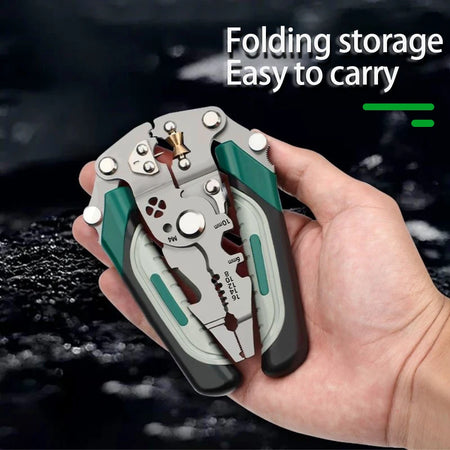 Foldable Wire Stripper Pliers &ndash; Durable Pulley Design