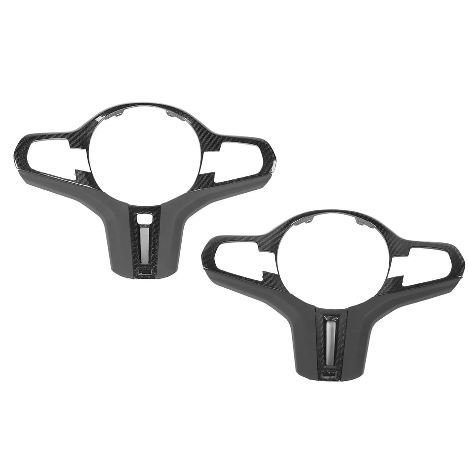 BMW 5/6/7 serijos vairo apdaila iš anglies pluošto su Nappa oda