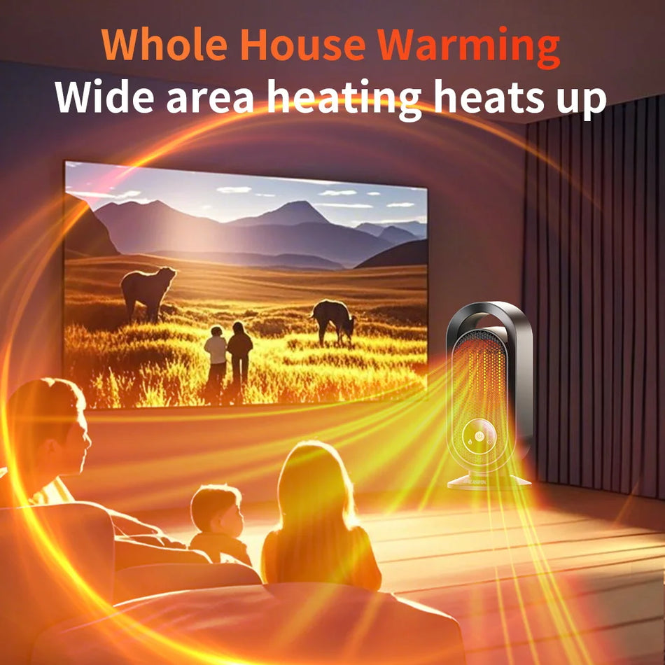 220V Jutiklinis Ekranas Nešiojamas Elektrinis Šildytuvas Stalo 1500W