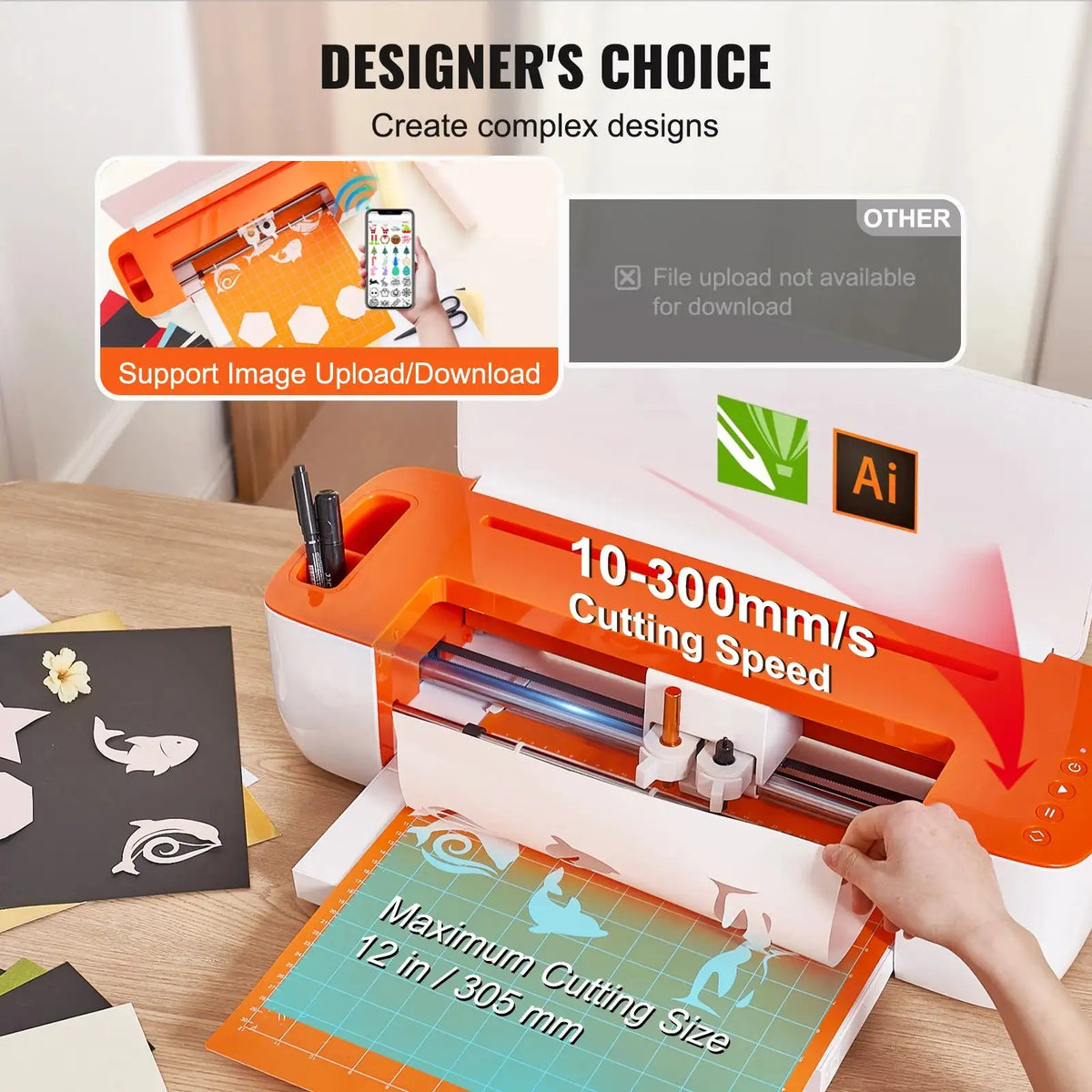 14 Inch Vinyl Cutter With USB Bluetooth 3 Blades