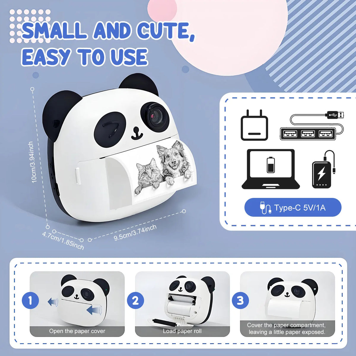 Portable Mini Pocket Thermal Printer Kit &ndash; Bluetooth Print