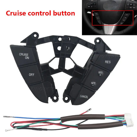 High Quality Steering Wheel Cruise Control Switch Button For Mazda 3 BL Mazda CX5 CX-7 2011-2015 by InterCyprus Trading Ltd