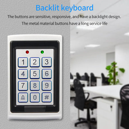K7612N - LED Backlit 125kHz RFID Keypad For Access Control