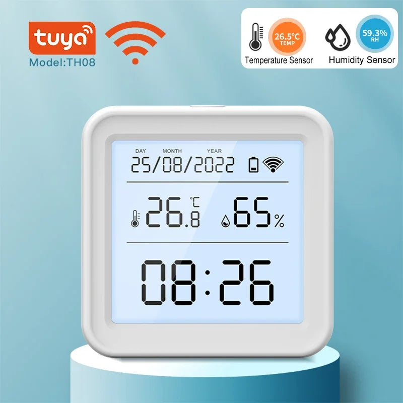 Tuya Zigbee Temperature Humidity Sensor &ndash; Voice Control