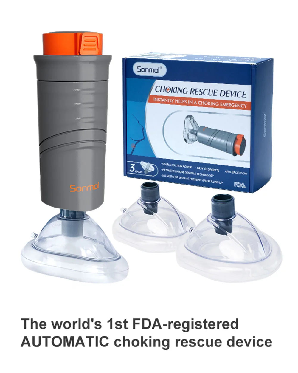 First Aid Anti Choking Rescue Device &ndash; Automatic Suction