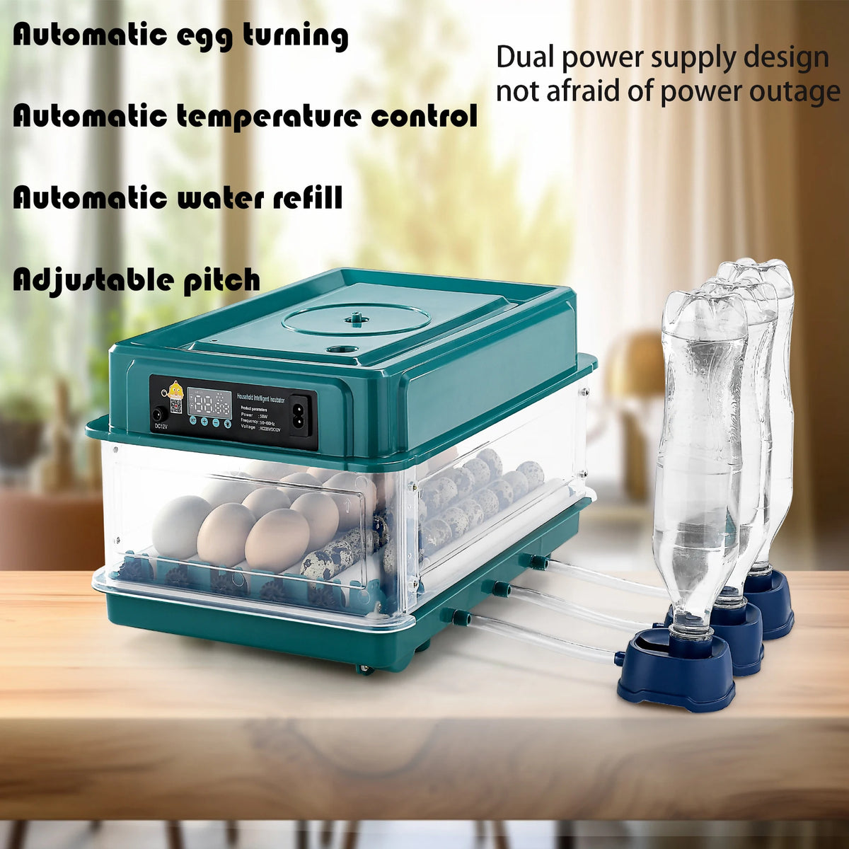 6/12 Hatcher Eggs Incubator Brooder &ndash; Auto Egg Turner
